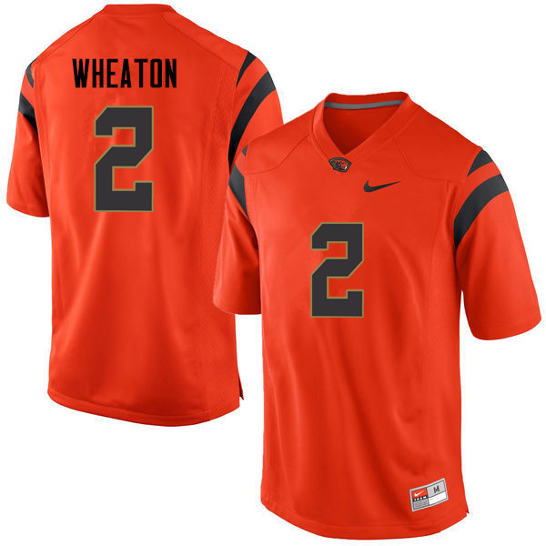Men Oregon State Beavers #2 Markus Wheaton College Football Jerseys Sale-Orange - Click Image to Close